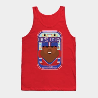 Ice Hockey Red and Blue - Faceov Puckslapper - Hayes version Tank Top